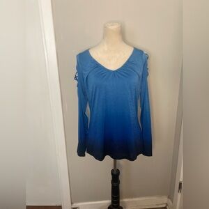 Jennifer Lopez Blue Long Sleeve